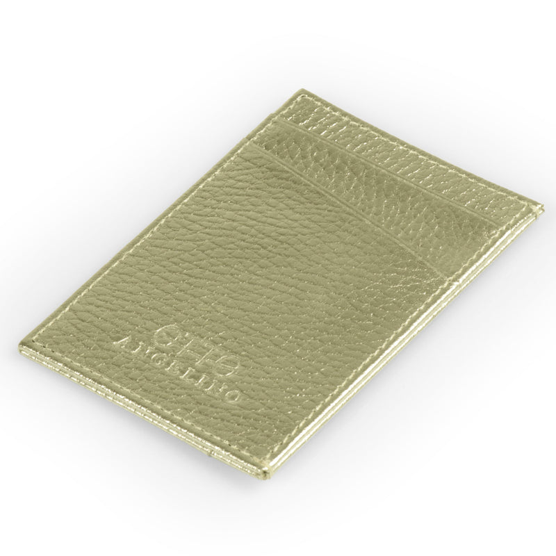 Otto Angelino Top Grain Leather Minimalist Wallet Bank Cards, Money, Driver's License, Unisex
