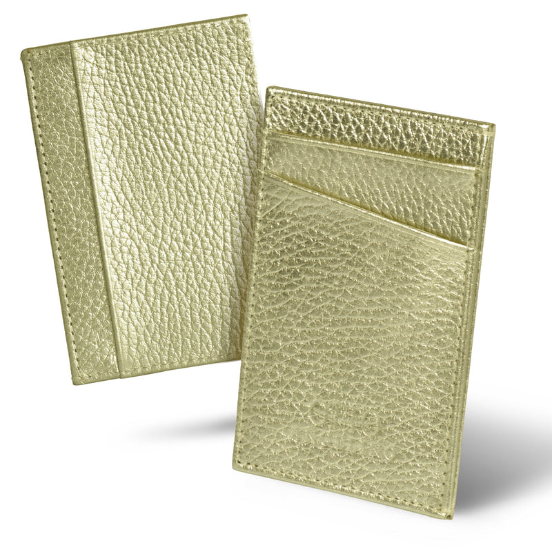 Otto Angelino Top Grain Leather Minimalist Wallet Bank Cards, Money, Driver's License, Unisex