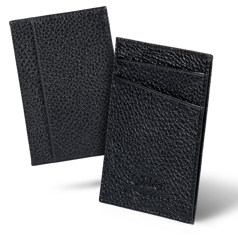 Otto Angelino Top Grain Leather Minimalist Wallet Bank Cards, Money, Driver's License, Unisex