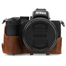 MegaGear Nikon Z50 (50-250mm) Ever Ready Top Grain Leather Camera Case