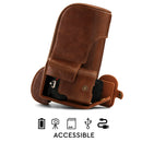 MegaGear Nikon Z50 (50-250mm) Ever Ready Top Grain Leather Camera Case