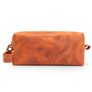 Londo Top Grain Leather Travel Bag, Dopp Kit