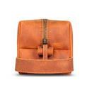 Londo Top Grain Leather Travel Bag, Dopp Kit