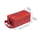 Londo Top Grain Leather Travel Bag, Dopp Kit