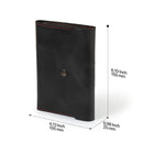 Londo Personalized Top Grain Leather Portfolio with Notepad (Snap Closure & Lock)