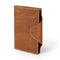 Londo Personalized Top Grain Leather Portfolio with Notepad (Snap Closure & Lock)