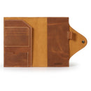 Londo Personalized Top Grain Leather Portfolio with Notepad (Snap Closure & Lock)