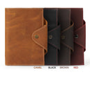 Londo Personalized Top Grain Leather Portfolio with Notepad (Snap Closure & Lock)