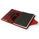 Londo Personalized Top Grain Leather Portfolio with Notepad (Snap Closure & Lock)