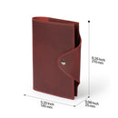 Londo Personalized Top Grain Leather Portfolio with Notepad (Snap Closure & Lock)