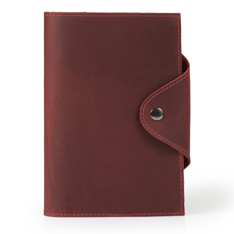 Londo Personalized Top Grain Leather Portfolio with Notepad (Snap Closure & Lock)