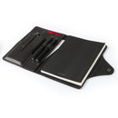 Londo Personalized Top Grain Leather Portfolio with Notepad (Snap Closure & Lock)