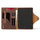 Londo Personalized Top Grain Leather Portfolio with Notepad (Snap Closure & Lock)