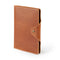 Londo Personalized Top Grain Leather Portfolio with Notepad (Snap Closure & Lock)