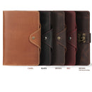 Londo Personalized Top Grain Leather Portfolio with Notepad (Snap Closure & Lock)
