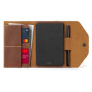 Londo Personalized Top Grain Leather Portfolio with Notepad (Snap Closure & Lock)