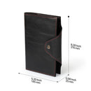 Londo Personalized Top Grain Leather Portfolio with Notepad (Snap Closure & Lock)