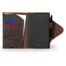 Londo Personalized Top Grain Leather Portfolio with Notepad (Snap Closure & Lock)