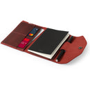 Londo Personalized Top Grain Leather Portfolio with Notepad (Snap Closure & Lock)