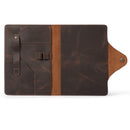 Londo Personalized Top Grain Leather Portfolio with Notepad (Snap Closure & Lock)