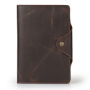 Londo Personalized Top Grain Leather Portfolio with Notepad (Snap Closure & Lock)