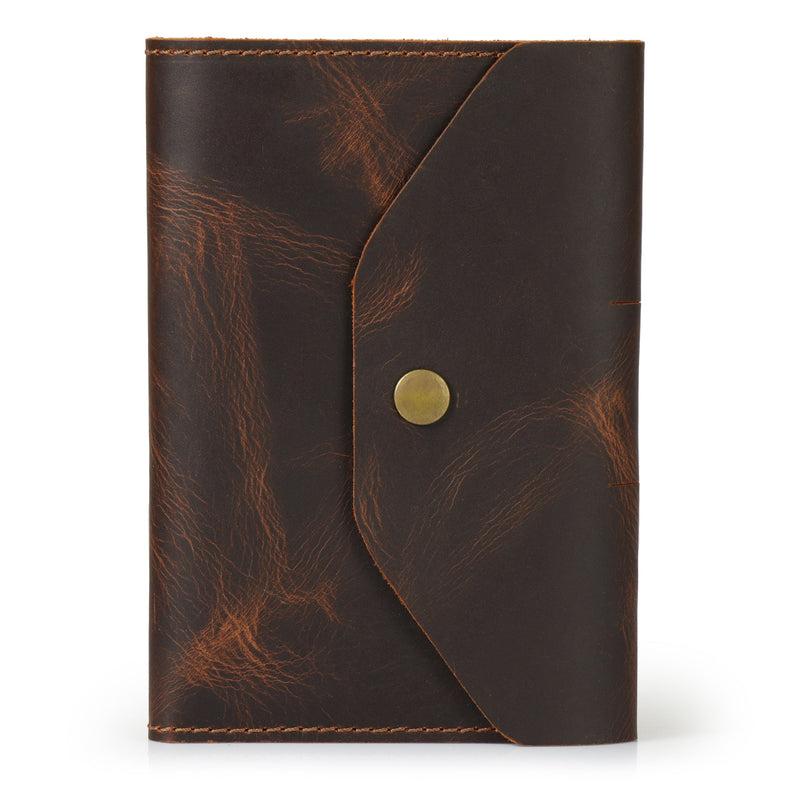 Londo Personalized Top Grain Leather Portfolio with Notepad (Snap Closure & Lock)