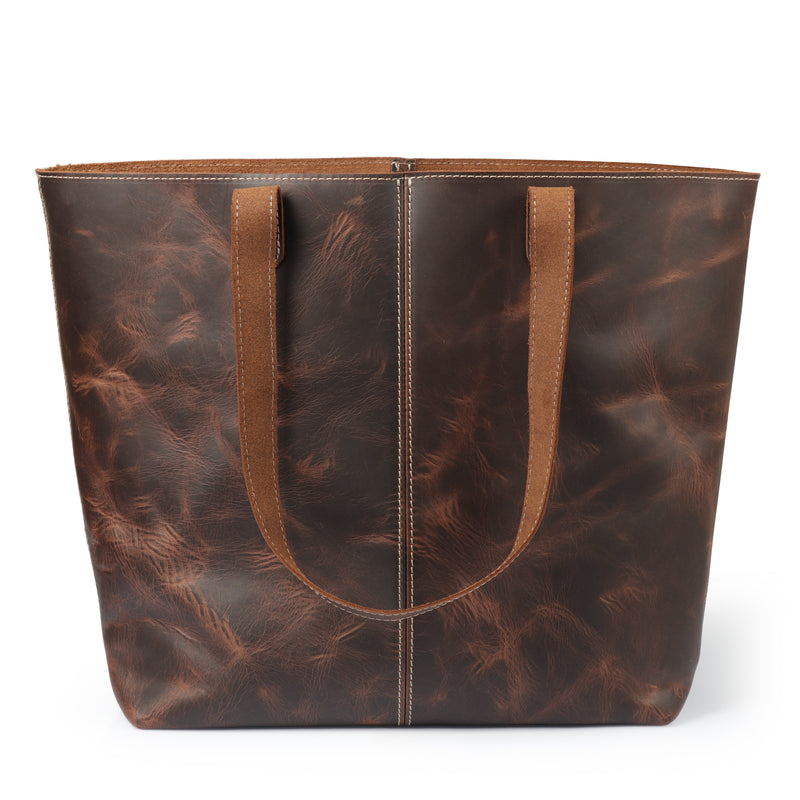 Londo Carmel Top Grain Leather Tote Bag