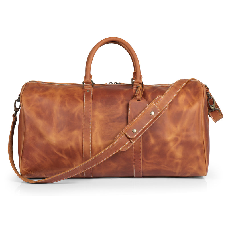 Londo Yucca Top Grain Leather Duffel Bags, Chestnut / 40L Londo Yucca Top Grain Leather Duffel Bags, Chestnut / 40L