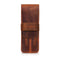 Londo Top Grain Leather Pen and Pencil Case with Tuck in Flap - Two Compartment