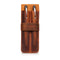Londo Top Grain Leather Pen and Pencil Case with Tuck in Flap - Two Compartment