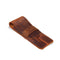 Londo Top Grain Leather Pen and Pencil Case with Tuck in Flap - Two Compartment