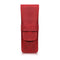 Londo Top Grain Leather Pen and Pencil Case with Tuck in Flap - Two Compartment
