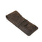 Londo Top Grain Leather Pen and Pencil Case with Tuck in Flap - Two Compartment