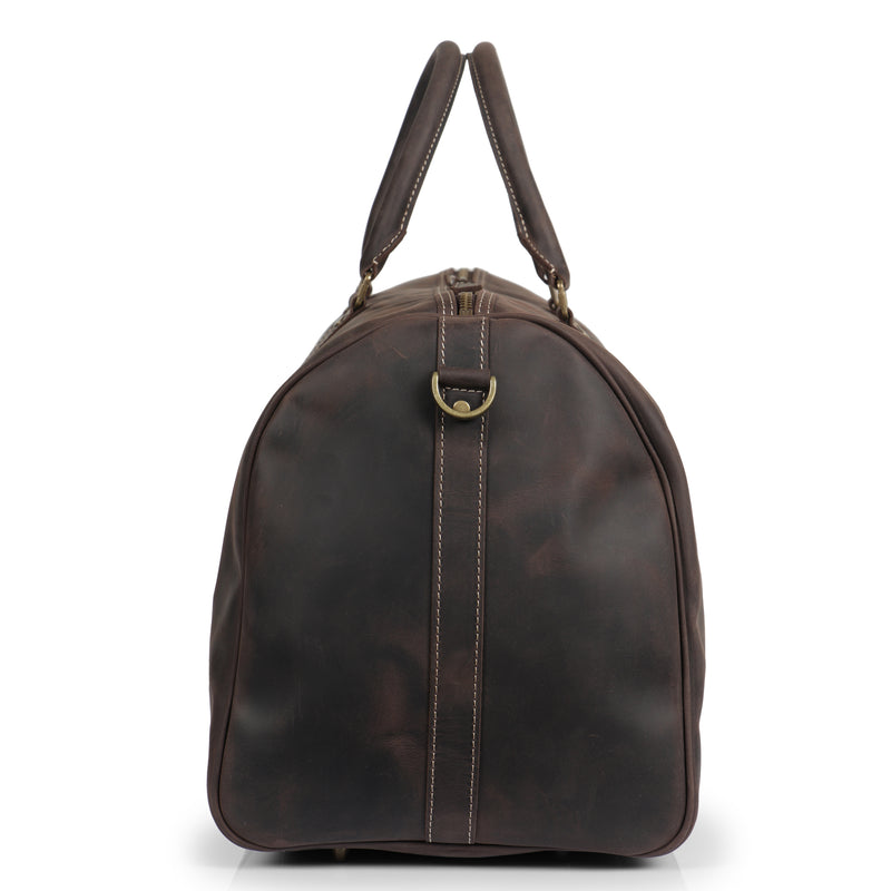 cheap leather duffle backpack bags Londo Genuine Top Grain Leather Duffle Bag, Vintage Retro Travel Bag – MegaGear Store