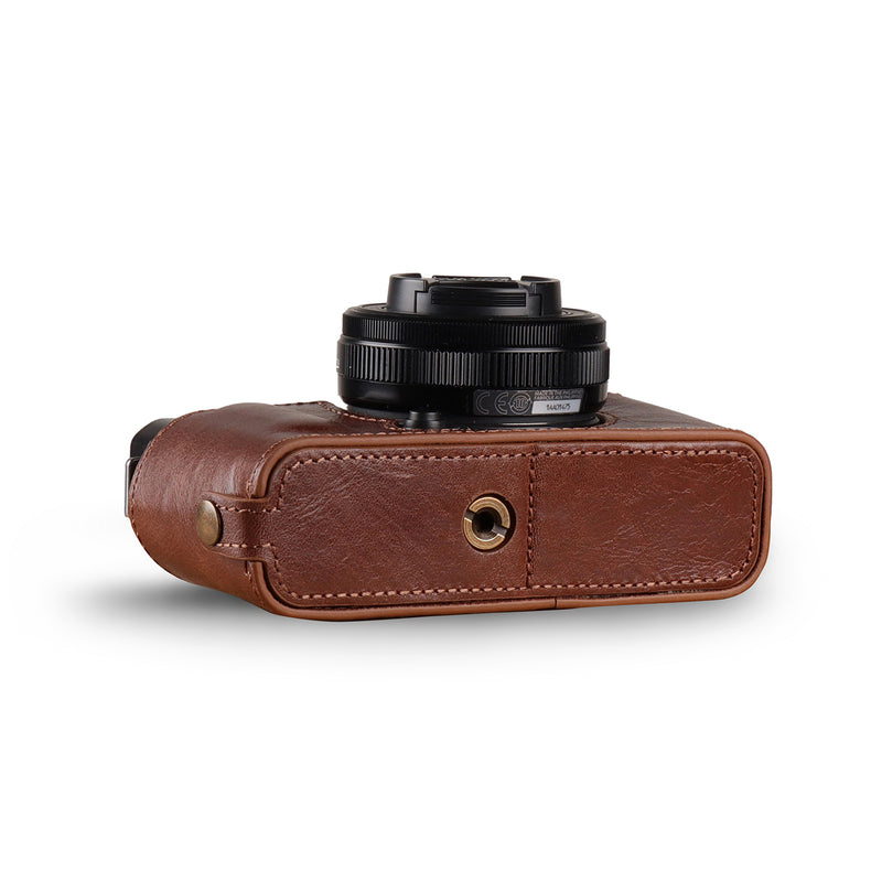 MegaGear MG1892 Ever Ready Lederen Camera Case compatibel met Fujifilm X100V - Zwart MegaGear MG1892 Ever Ready Lederen Camera Case compatibel met Fujifilm X100V - Zwart
