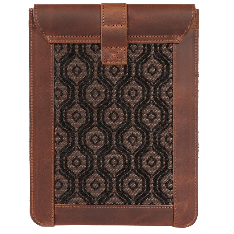 Londo iPad Pro 12.9 Case - iPad Pro 11 Inch Case Genuine Top Grain Leather iPad Case with Garment Design for iPad Pro (2018-2024)/iPad Air (2021)