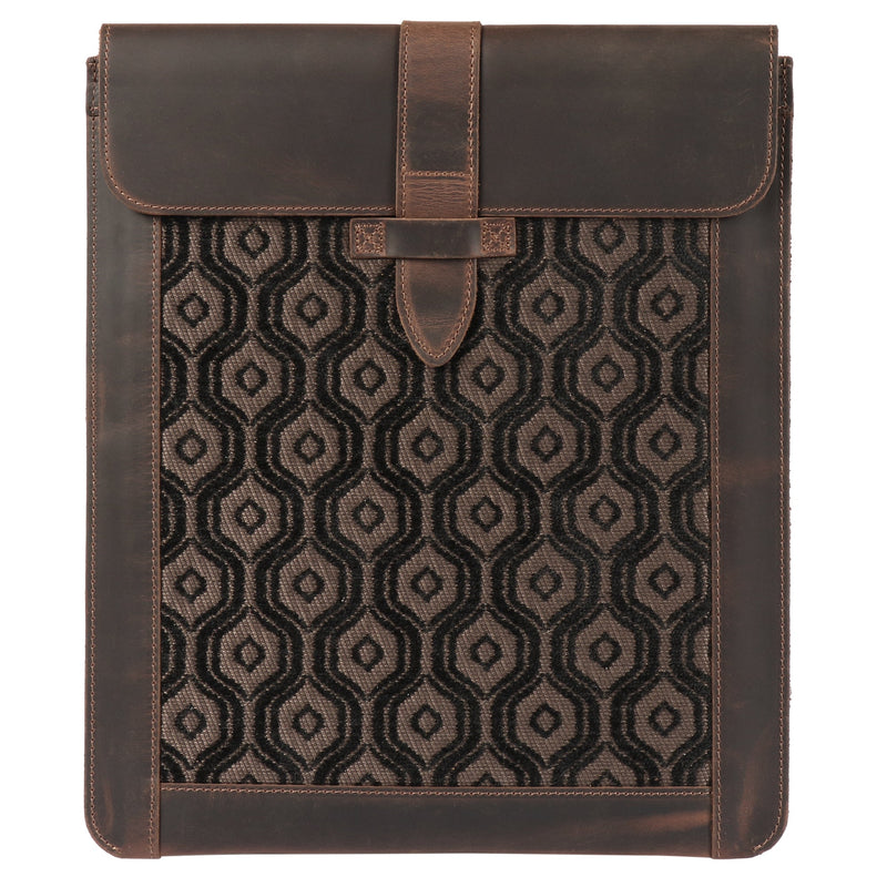 Londo iPad Pro 12.9 Case - iPad Pro 11 Inch Case Genuine Top Grain Leather iPad Case with Garment Design for iPad Pro (2018-2024)/iPad Air (2021)