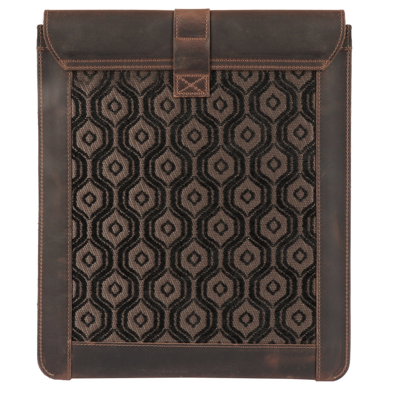 Londo iPad Pro 12.9 Case - iPad Pro 11 Inch Case Genuine Top Grain Leather iPad Case with Garment Design for iPad Pro (2018-2024)/iPad Air (2021)