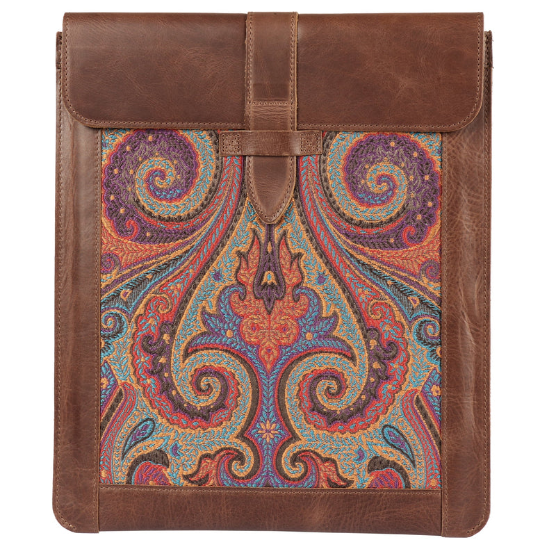 Londo iPad Pro 12.9 Case - iPad Pro 11 Inch Case Genuine Top Grain Leather iPad Case with Garment Design for iPad Pro (2018-2024)/iPad Air (2021)