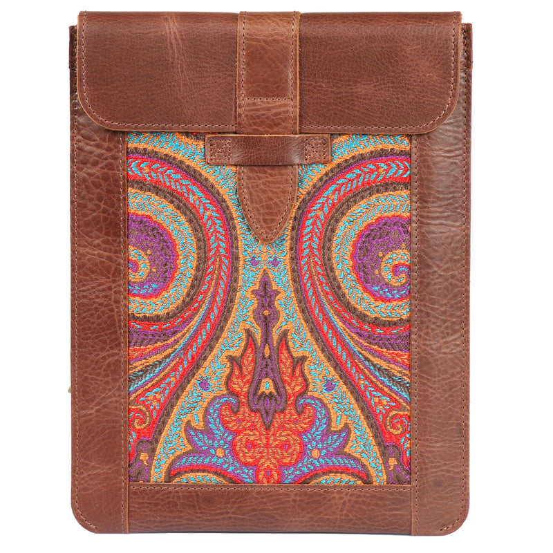 Londo iPad Pro 12.9 Case - iPad Pro 11 Inch Case Genuine Top Grain Leather iPad Case with Garment Design for iPad Pro (2018-2024)/iPad Air (2021)
