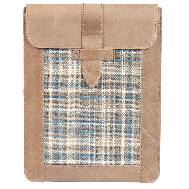 Londo iPad Pro 12.9 Case - iPad Pro 11 Inch Case Genuine Top Grain Leather iPad Case with Garment Design for iPad Pro (2018-2024)/iPad Air (2021)