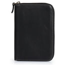 Londo Genuine Leather Padfolio with Pencil Holder Notepad and Zipper Closure