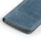 Londo Genuine Leather Padfolio with Pencil Holder Notepad and Zipper Closure