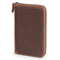 Londo Genuine Leather Padfolio with Pencil Holder Notepad and Zipper Closure