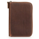 Londo Genuine Leather Padfolio with Pencil Holder Notepad and Zipper Closure