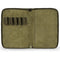 Londo Genuine Leather Padfolio with Pencil Holder Notepad and Zipper Closure