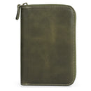 Londo Genuine Leather Padfolio with Pencil Holder Notepad and Zipper Closure