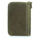 Londo Genuine Leather Padfolio with Pencil Holder Notepad and Zipper Closure