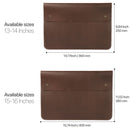 MegaGear Fine Leather and Sleeve Bag for MacBook Pro, MacBook Air and iPad Case