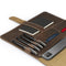 Londo Genuine Leather Tablet Cover with Two Card Slots & Leather Pen / Pencil Holders
